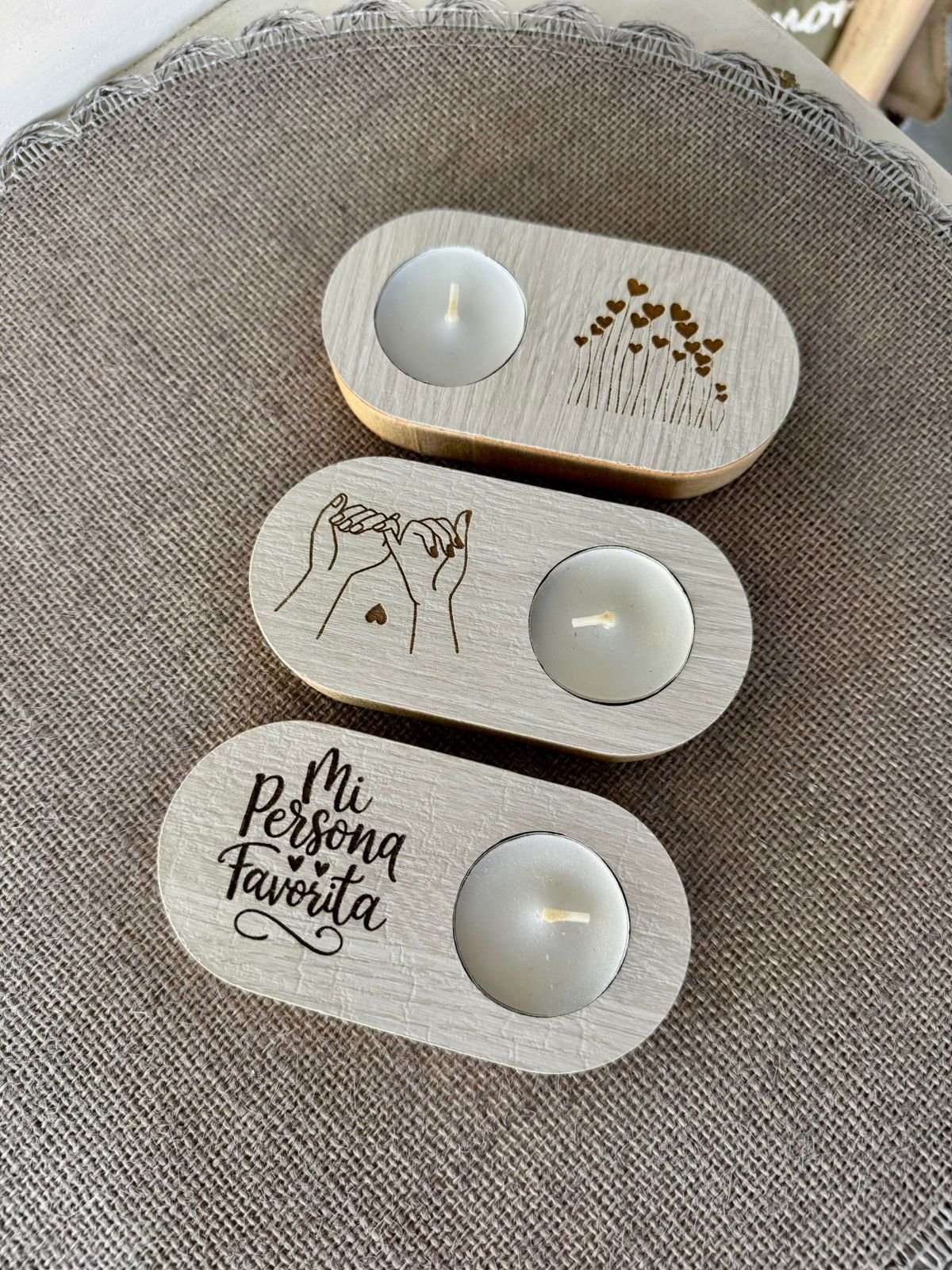 PORTAVELA SIMPLE MDF